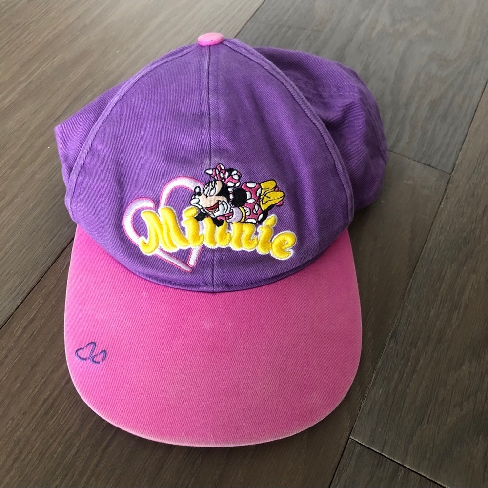 Vintage disney world Minnie baseball cap youth kids cute unique girls hat